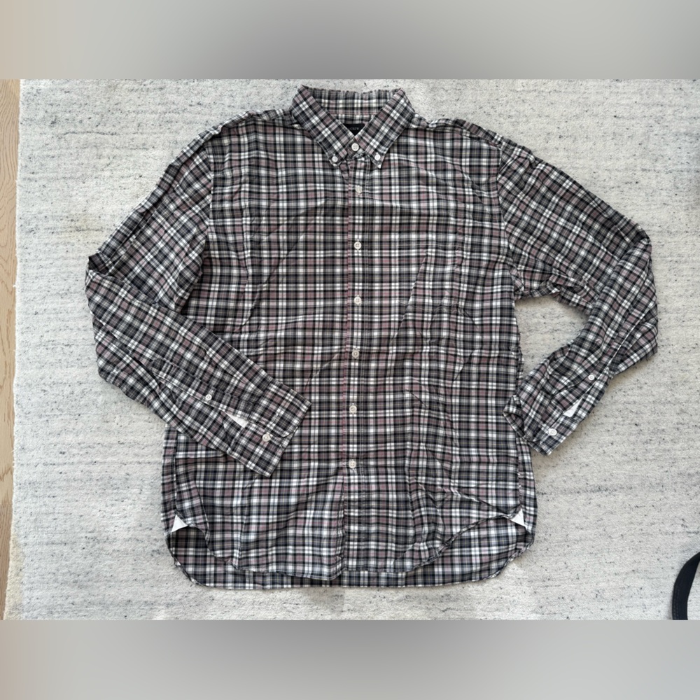 Jcrew Men’s Plaid Button Down Size Large